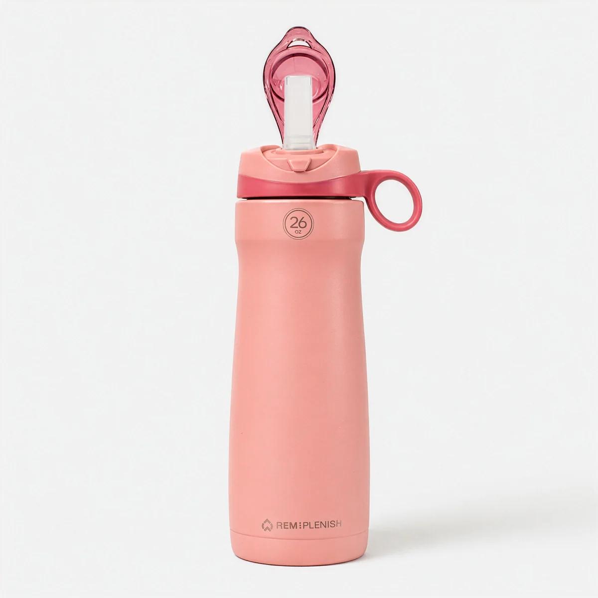 Product image for REMplenish 26oz Stainless-Steel Bottle Kit in Coral Skies