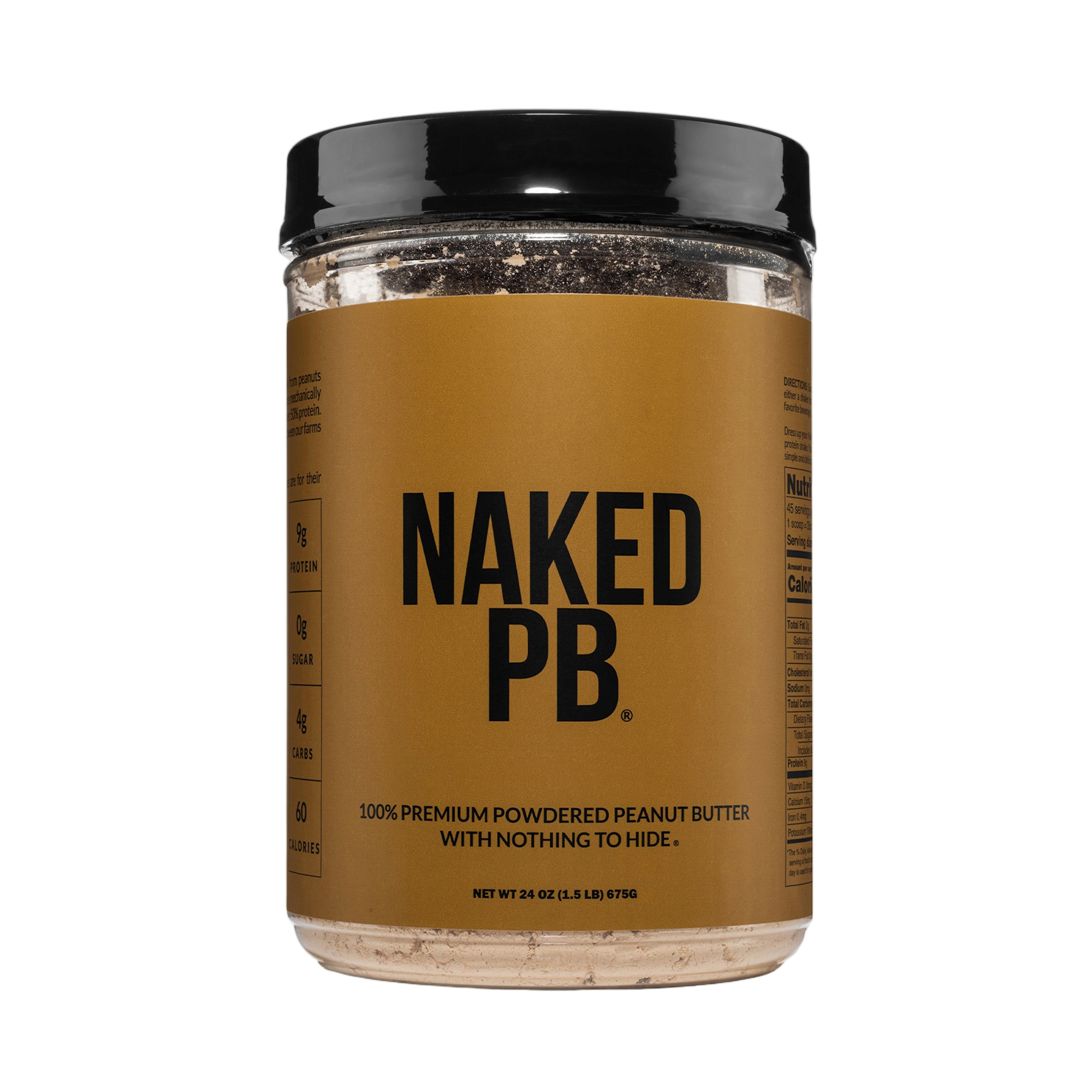 Bag of Naked PB powdered peanut butter, 1.5 lb