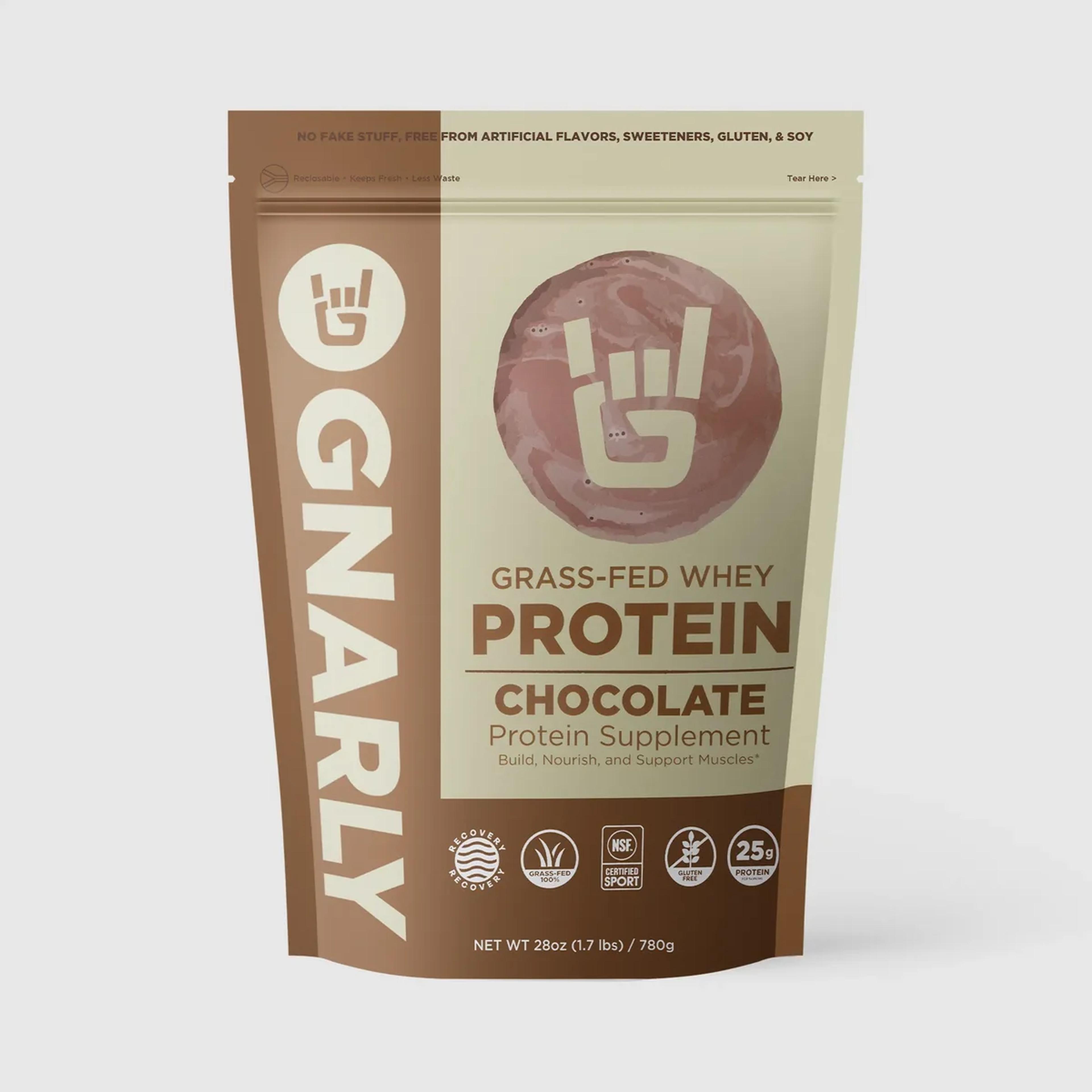 Product image for Gnarly Whey - Vanilla / Can (20 servings) in Chocolate