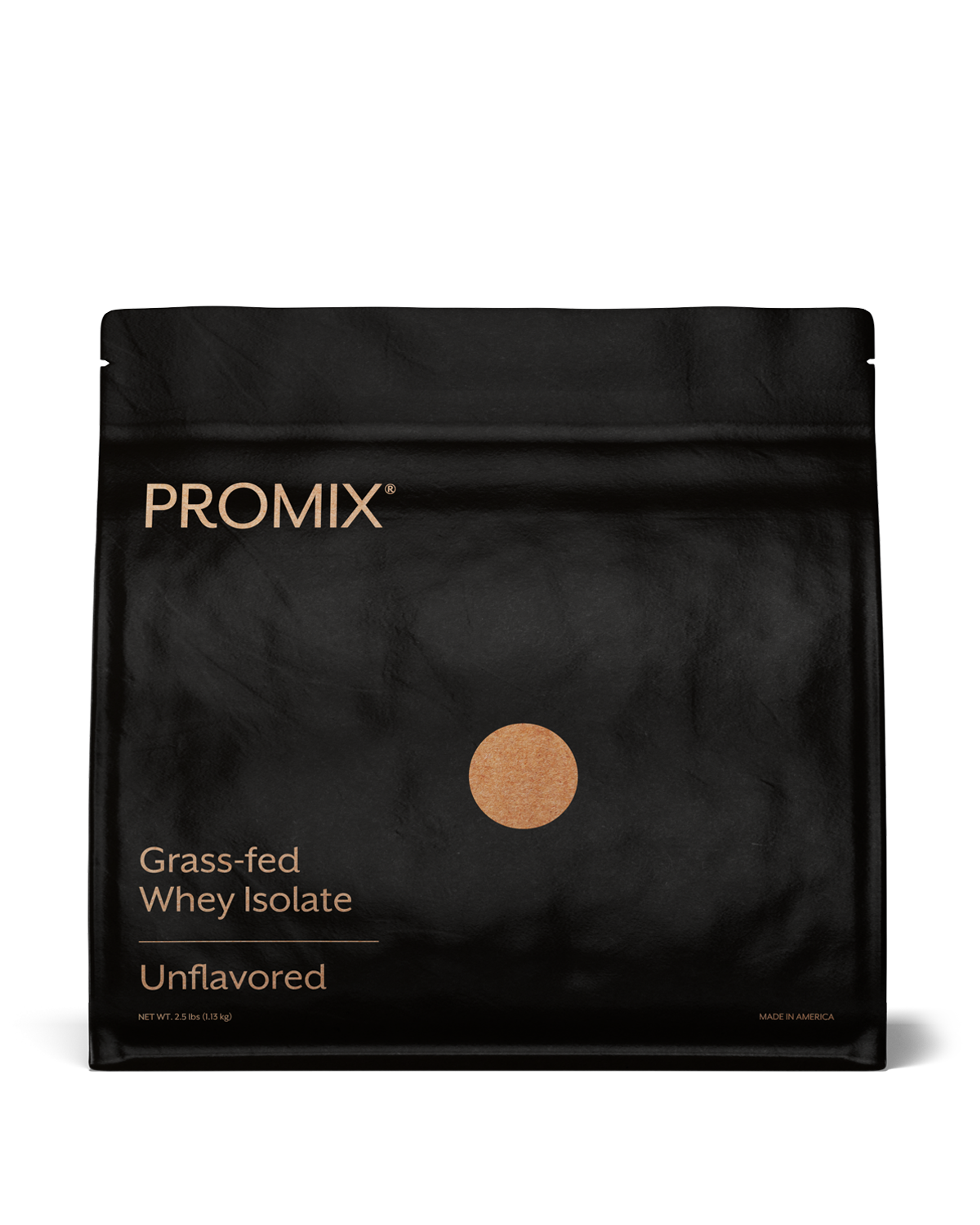 Promix unflavored grass-fed whey isolate 2.5lb bag