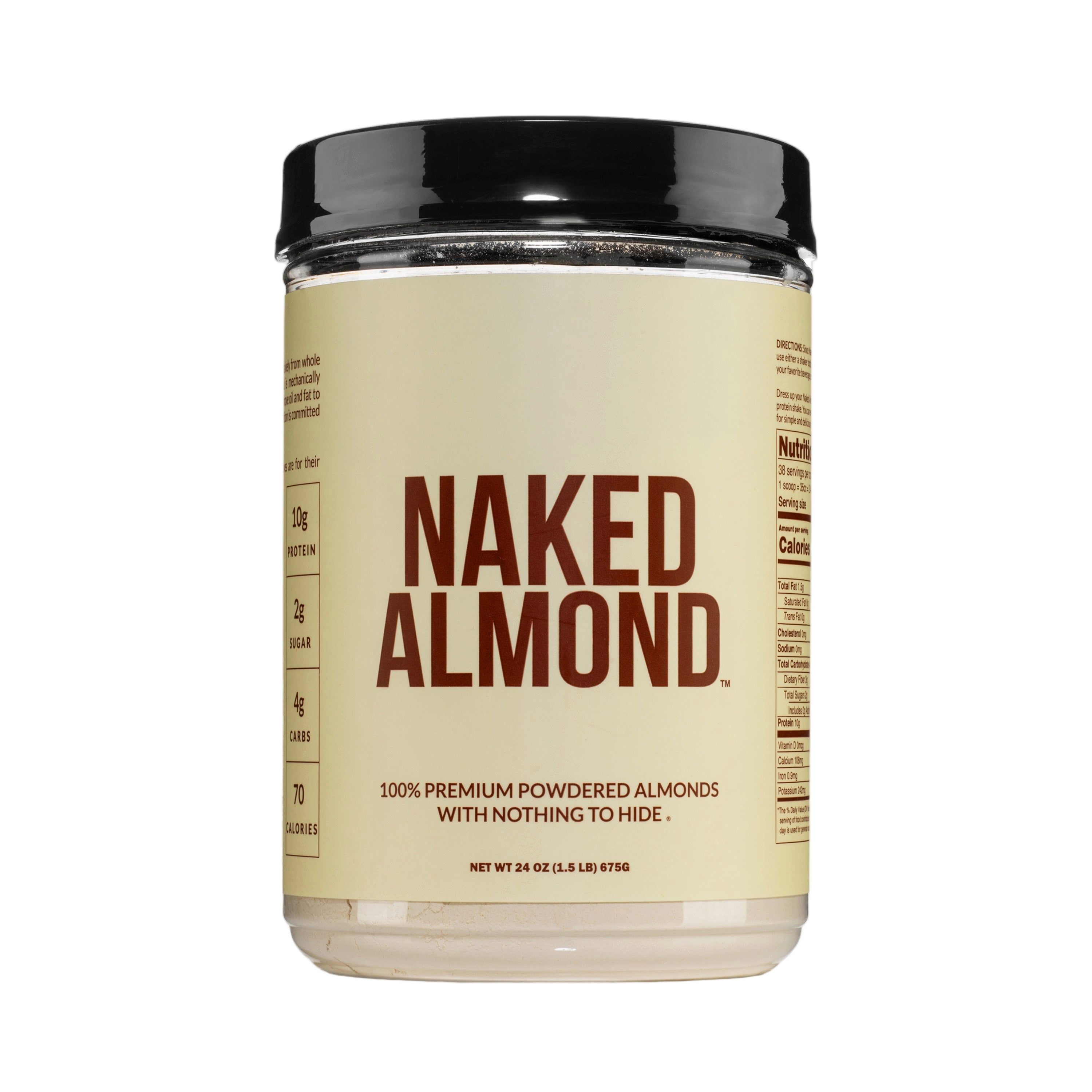 Bag of Naked Almond powder, 1.5 lb package