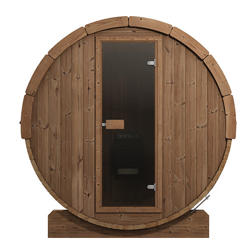 SaunaLife ERGO E8 Outdoor Barrel Sauna Kit | 6 Person Sauna E8 - Standard
