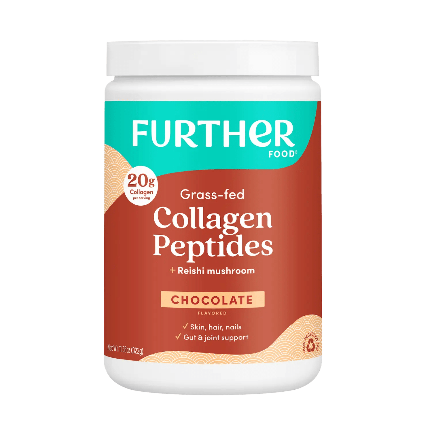 Chocolate Collagen Peptides Powder - 24 oz. (30 SERVINGS)