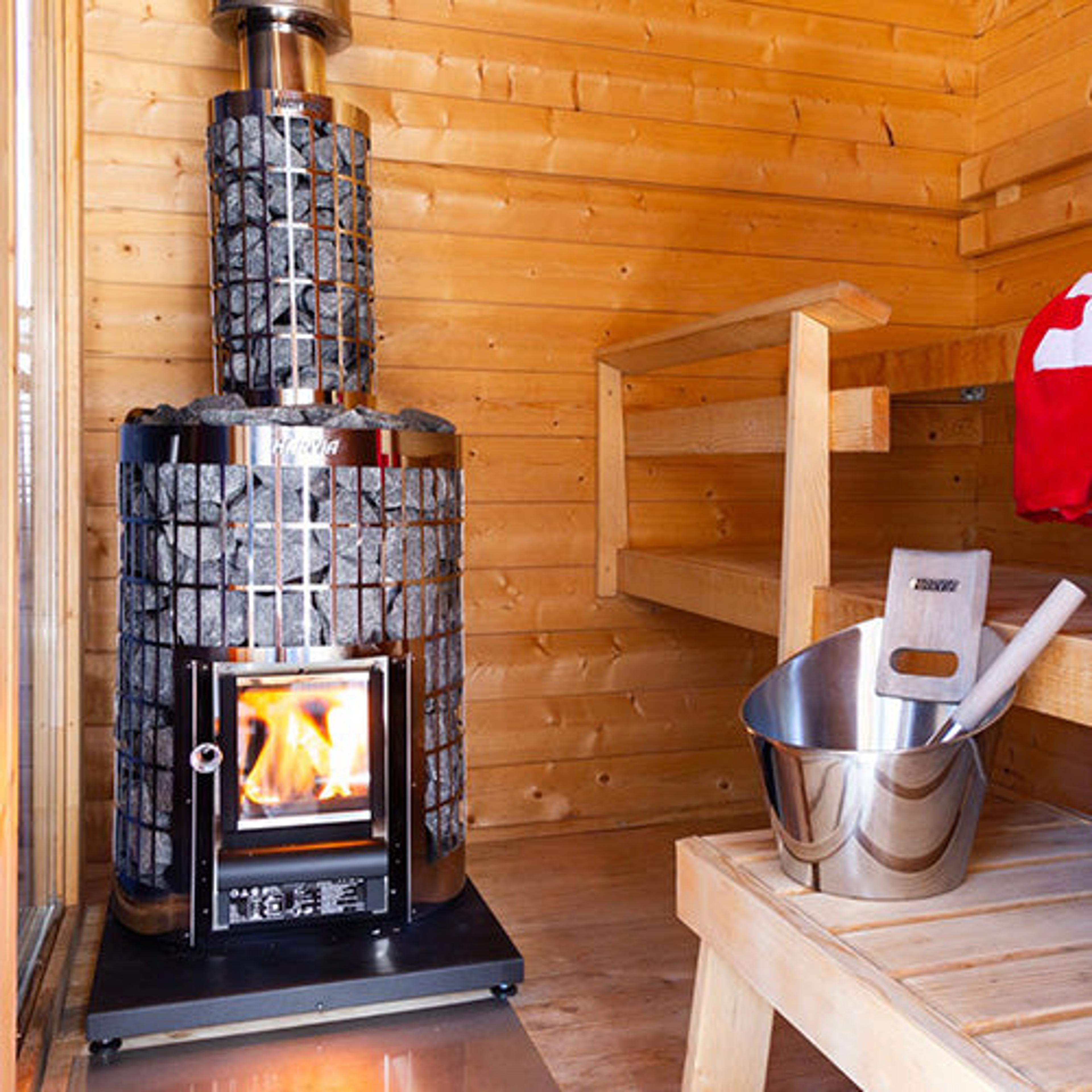Harvia Cilindro 16 16kW Wood-Burning Sauna Stove image 6