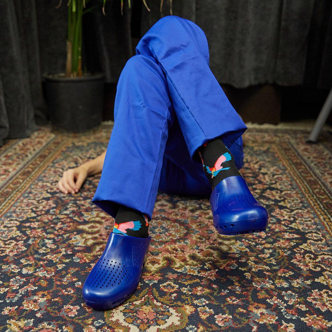 Calzuro Classic With Holes Metallic Blue image 2