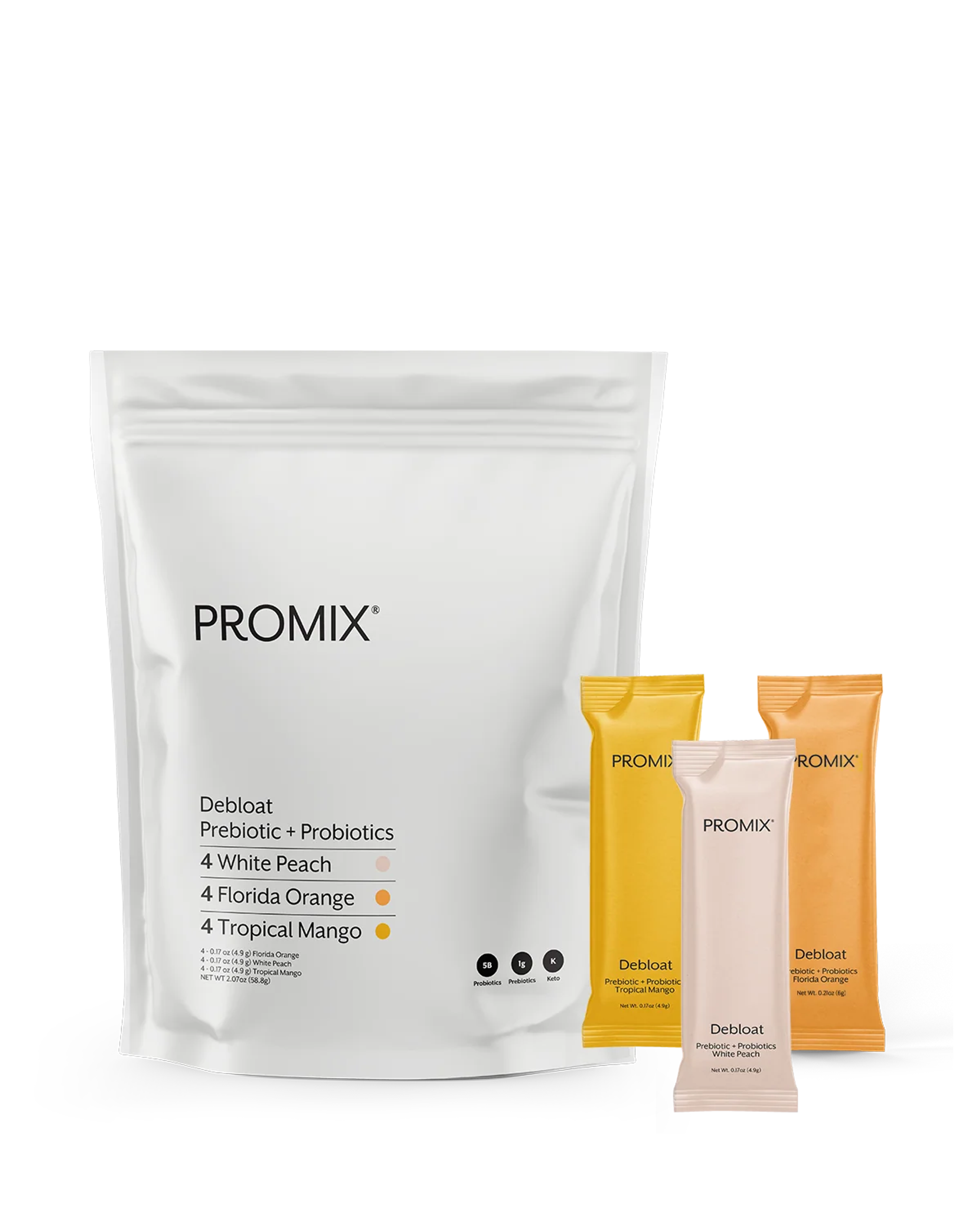 Promix Debloat: Prebiotic + Probiotic Variety Pack