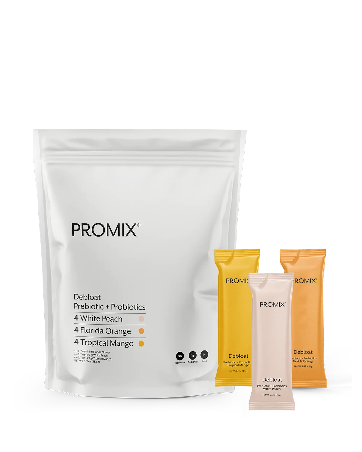 Promix Debloat: Prebiotic + Probiotic Variety Pack