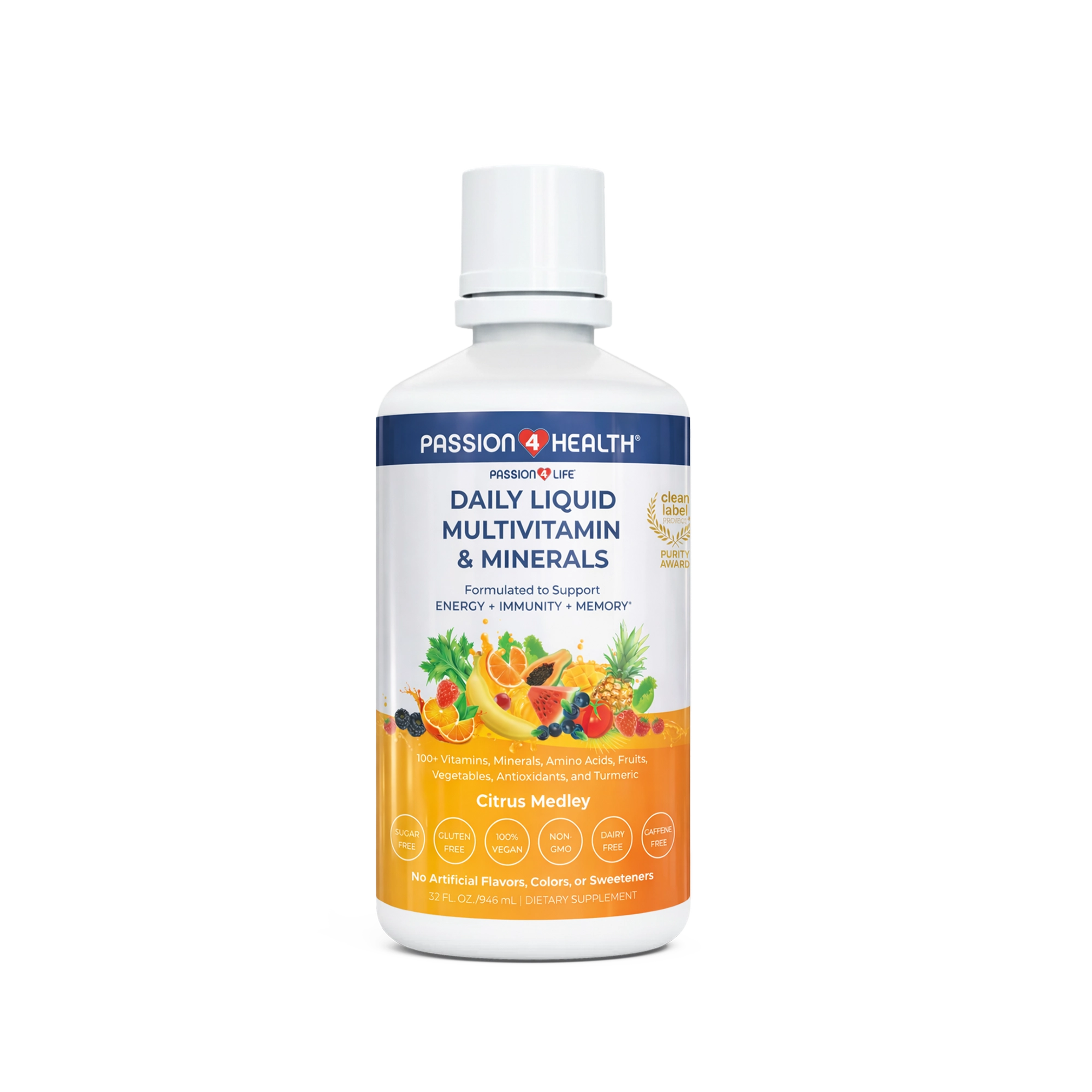 Daily Liquid Multivitamins & Minerals Plus a Free Shot Glass