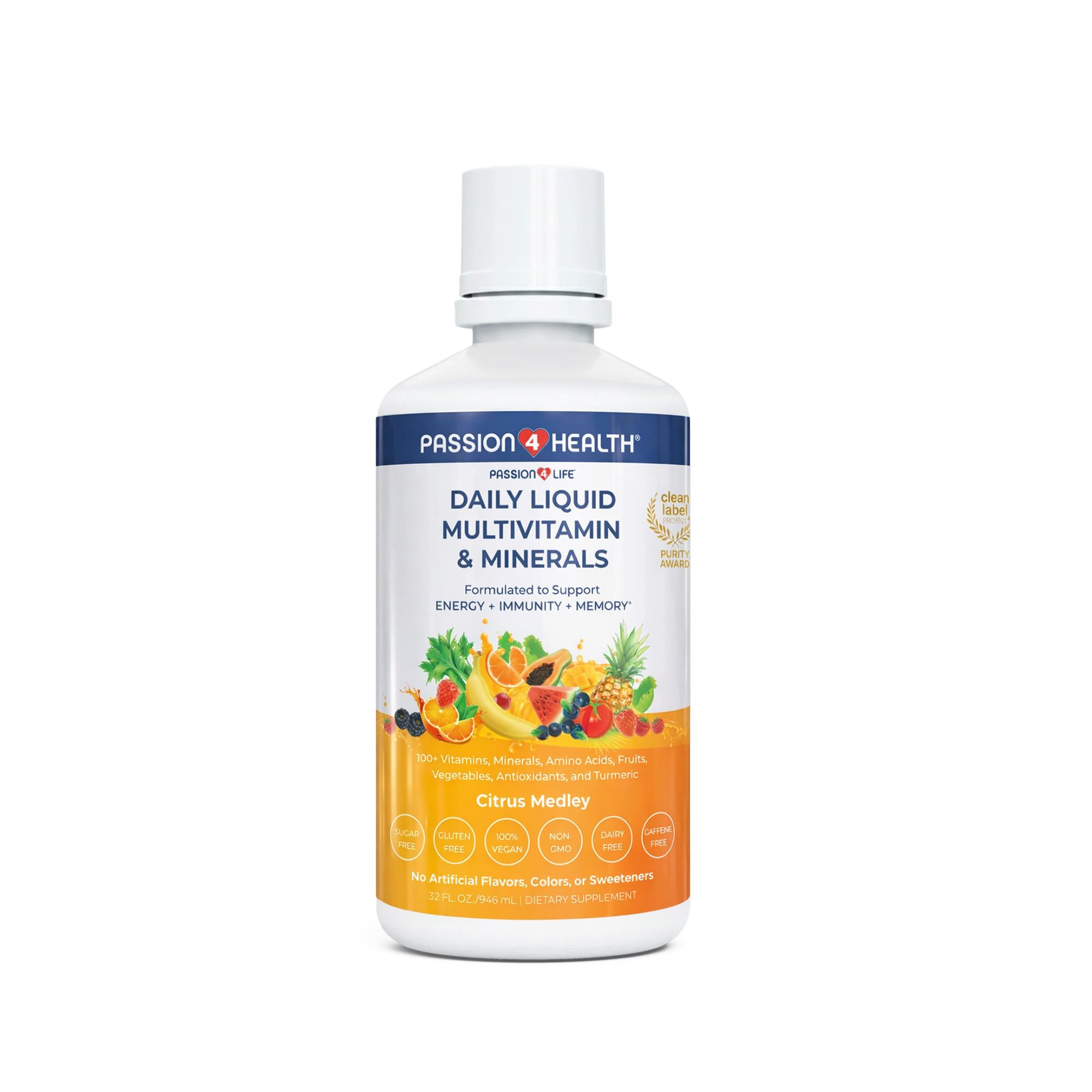 Daily Liquid Multivitamins & Minerals Plus a Free Shot Glass