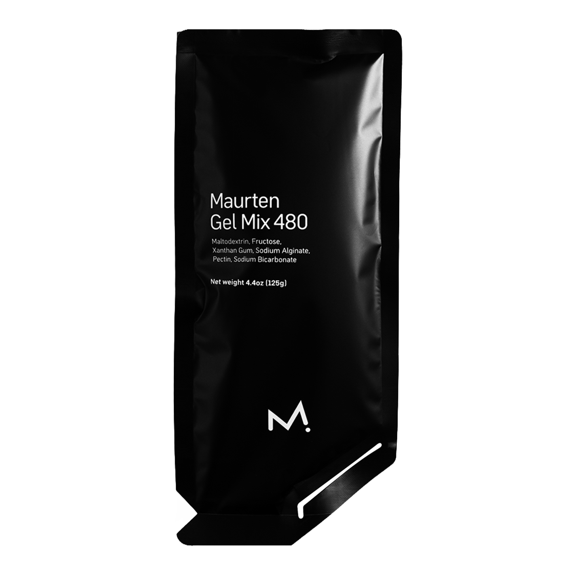 Single-serving pouch of Maurten Gel Mix 480 energy gel