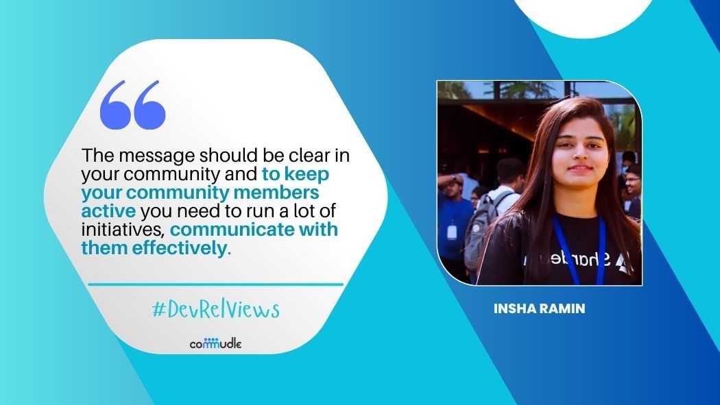 DevRelViews - Insha Ramin