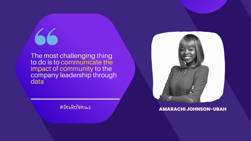 DevRelViews - Amarachi Johnson-Ubah