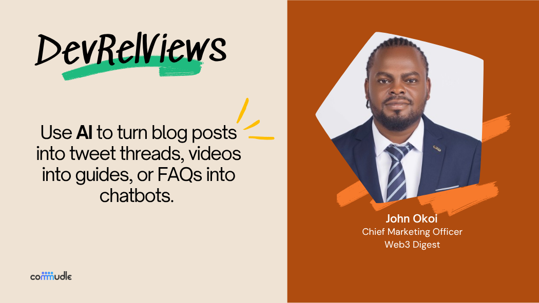 DevRelViews: John Okoi’s Journey in DevRel & AI with Web3
