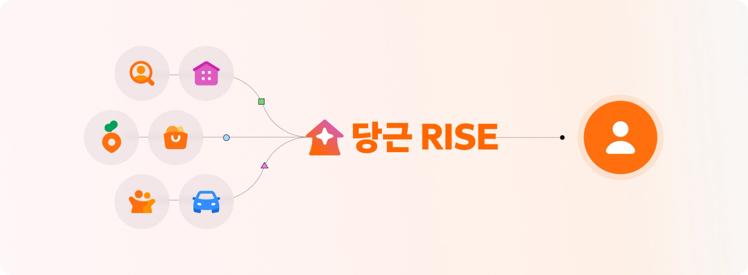 당근의 다양한 서비스 데이터를 학습한 당근 RISE가 잠재 고객을 찾아냄