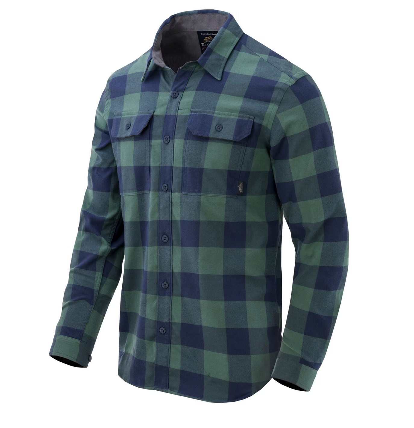 Сорочка Helikon GreyMan - Moss Green Checkered