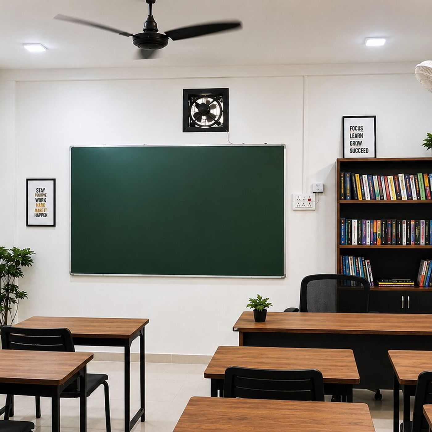 Inside the classroom