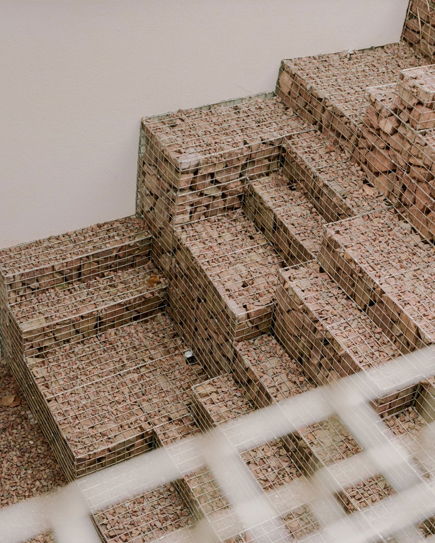 Wadhal – The Stepwell House - Gabion Stepwell Sculpture