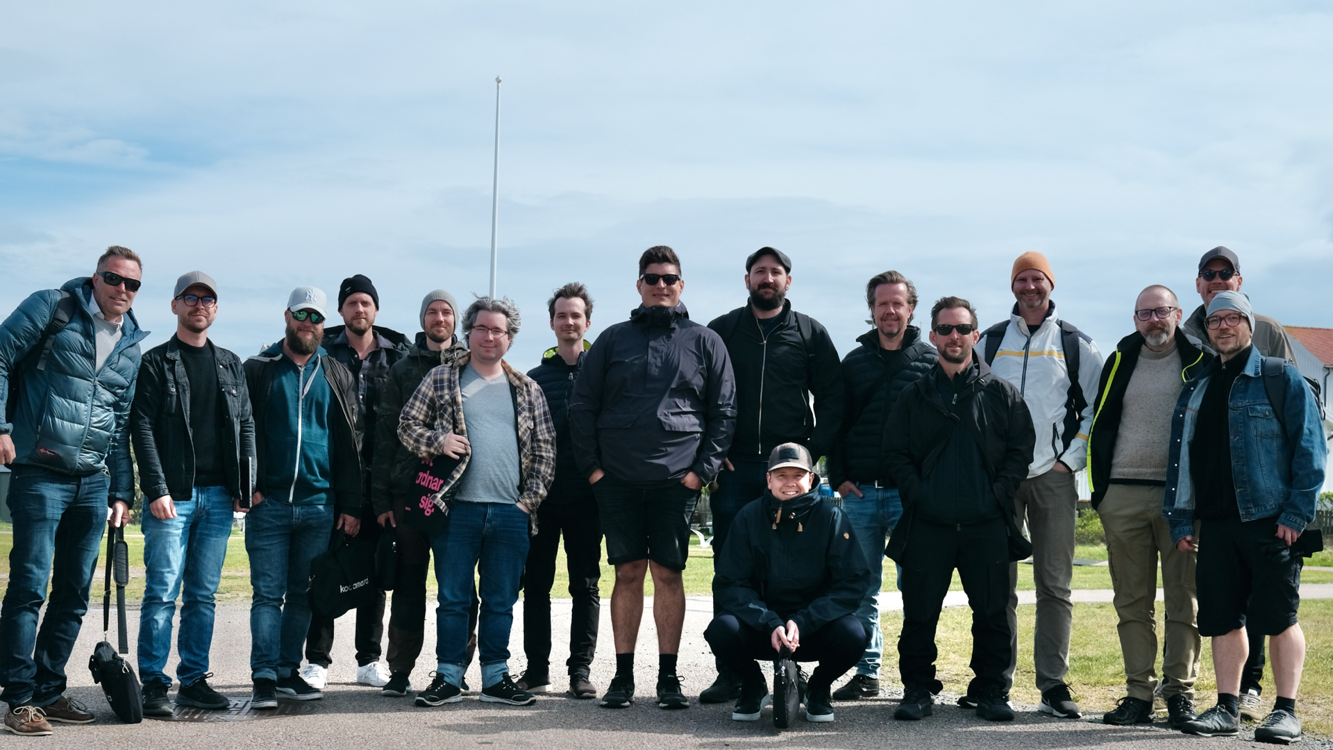 Kodamera på kickoff på Vrångö