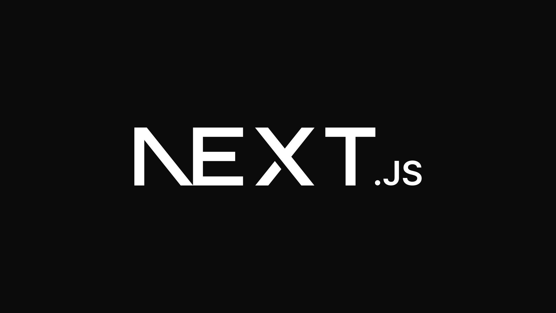 Next.js wordmark