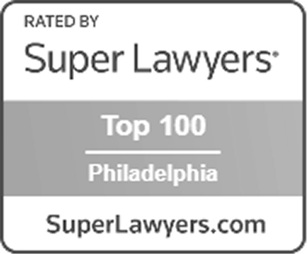 Super Lawyers Top 100 Philadelphia Badge