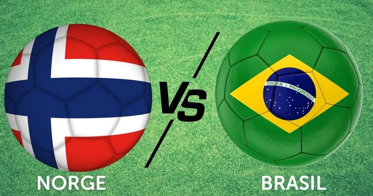 Norge vs Brasil