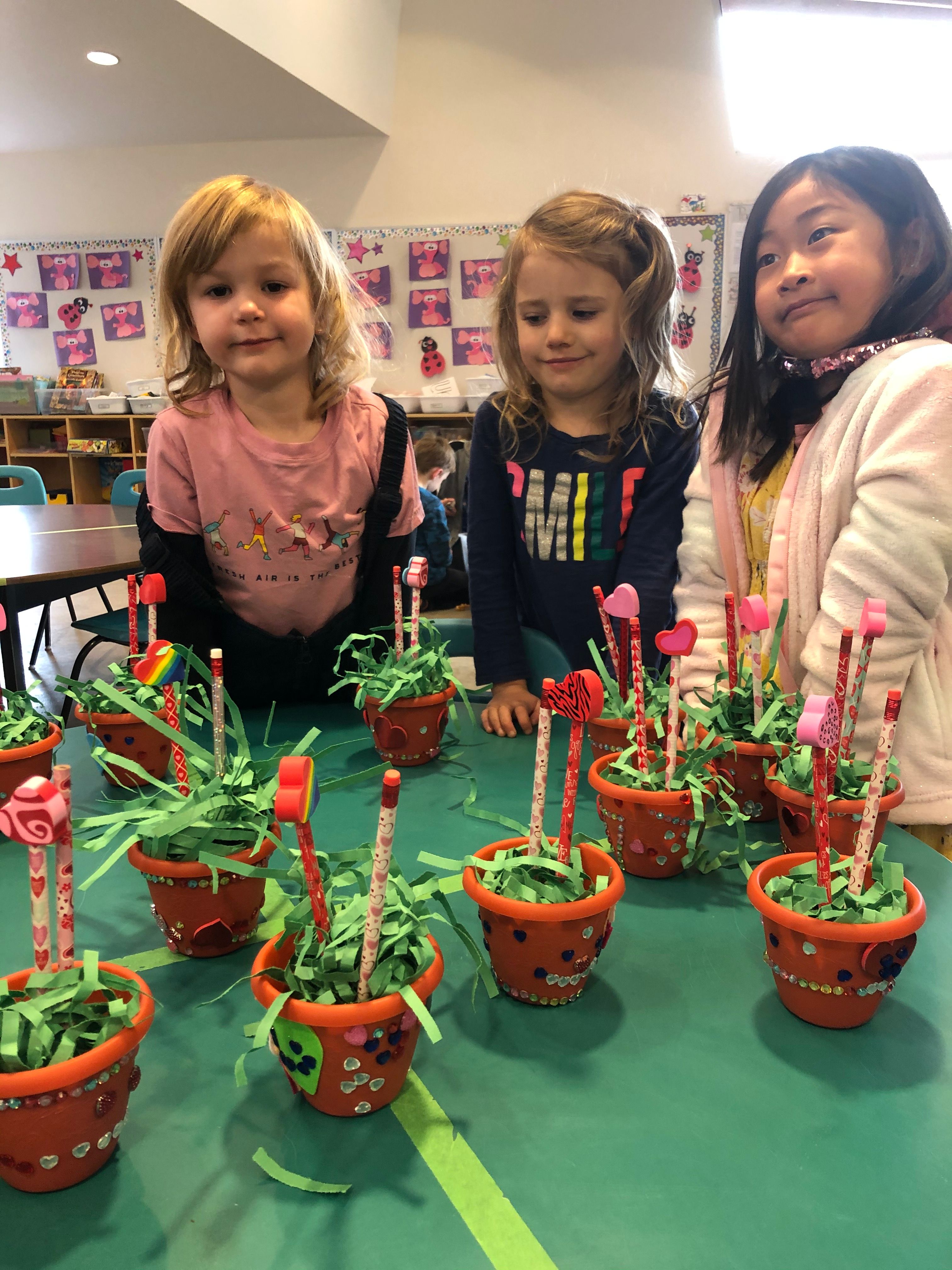 Child completing a learning activity