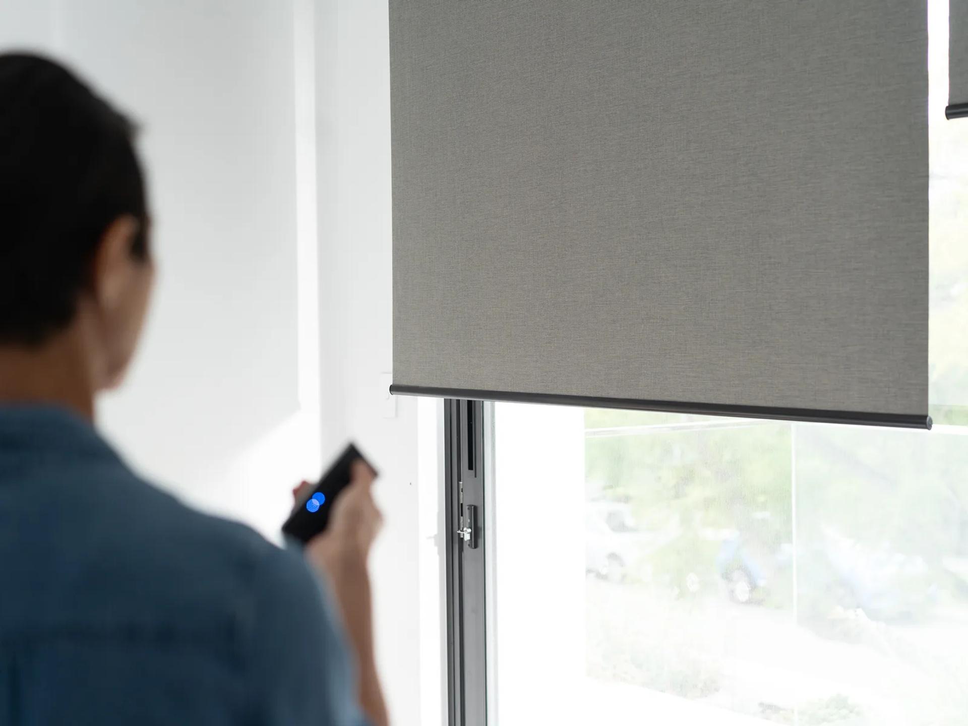 Blockout Roller Blinds fitted in a Perth home