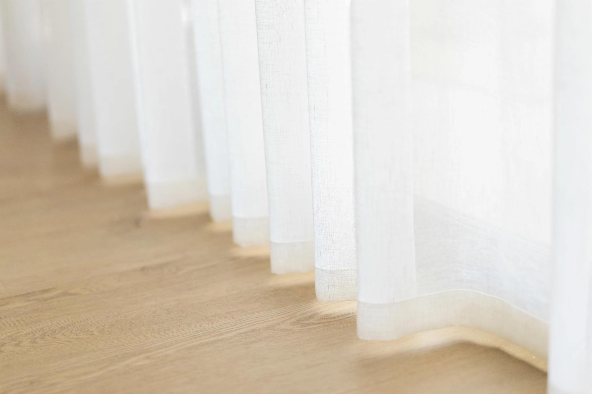 Sheer Curtains fitted in a Perth home
