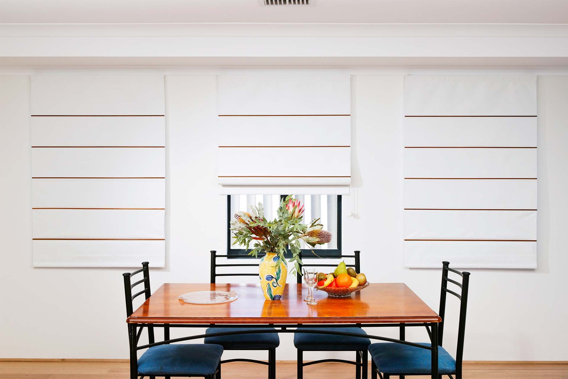 How to install chain control roman blinds