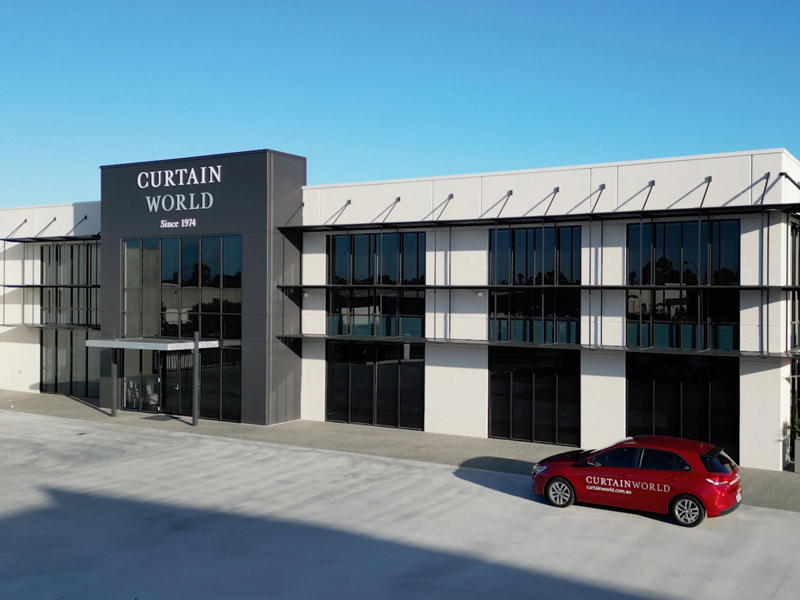 The Curtain World showroom in Malaga, Perth