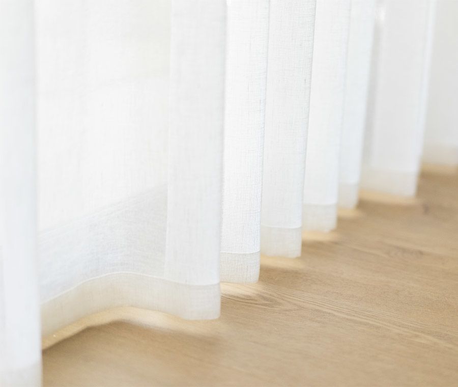 Linen Blend Sheer Curtains Perth