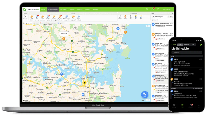 ServiceM8 product screenshot
