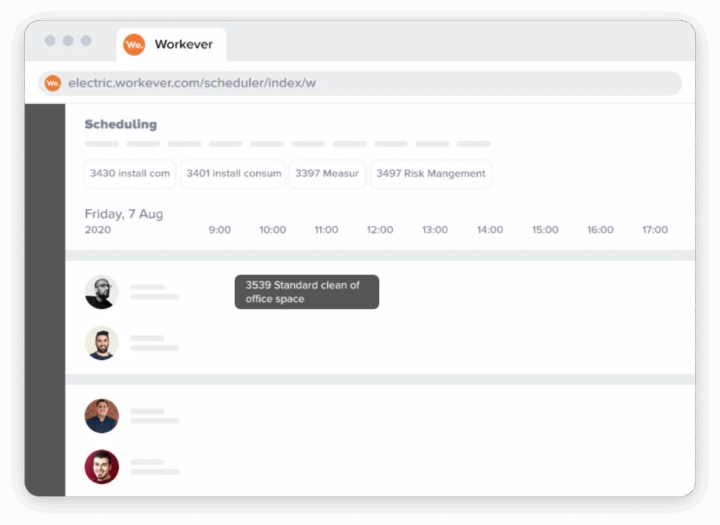 Workever product screenshot