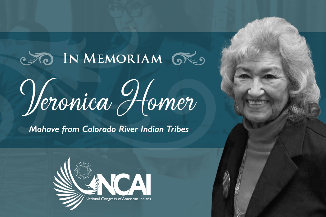 NCAI Honors the Legacy of its First Female President Veronica Homer 