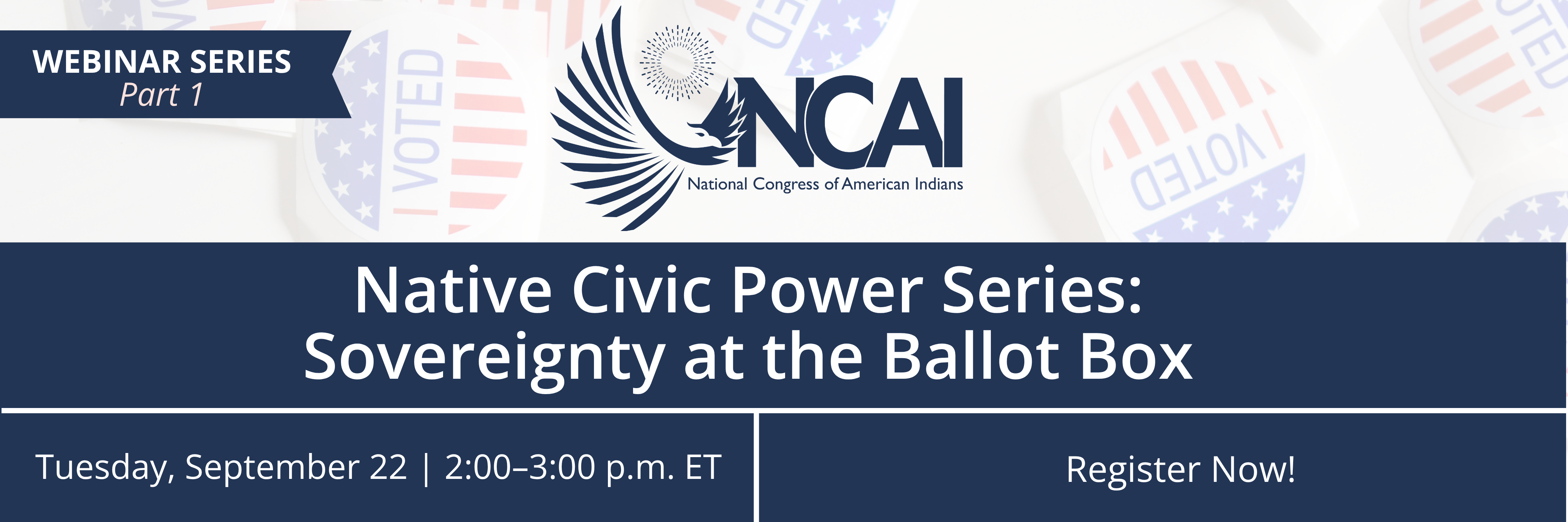 Webinar | Native Civic Power Series: Sovereignty at the Ballot Box 