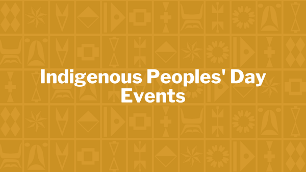 Indigenous Peoples' Day Events