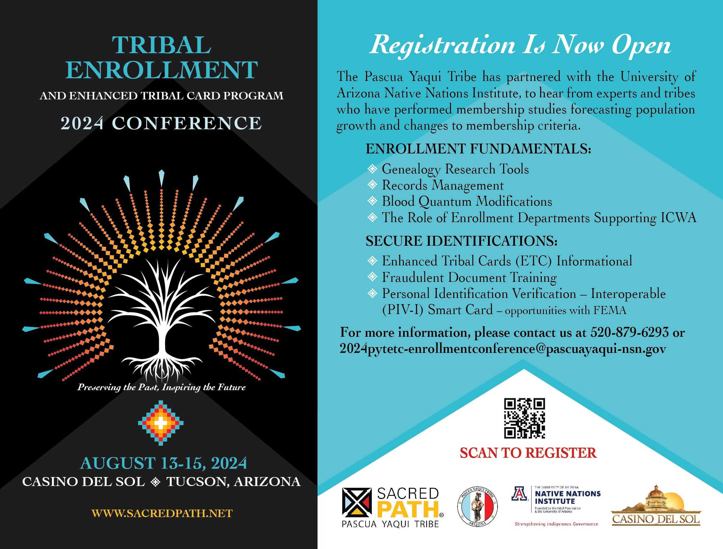 Tribal Enrollment Event Flyer