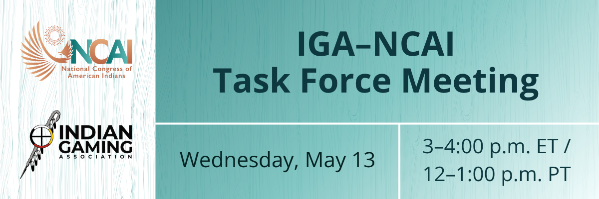 IGA–NCAI Task Force Meeting