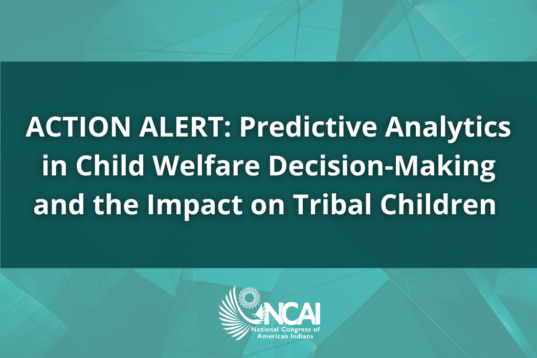 ACTION ALERT: Predictive Analytics in Child Welfare Decision-Making and the Impact on Tribal Children