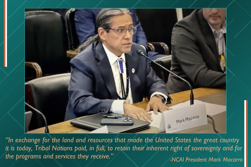 NCAI Testifies Before the House Appropriations Subcommittee on Interior, Environment, and Related Agencies