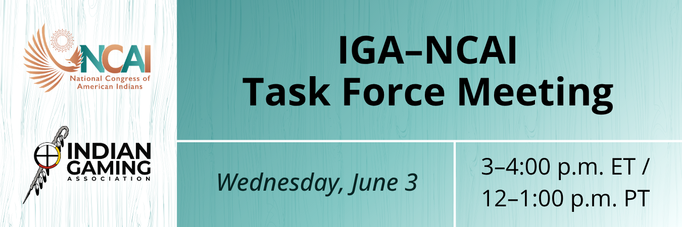 IGA–NCAI Task Force Meeting