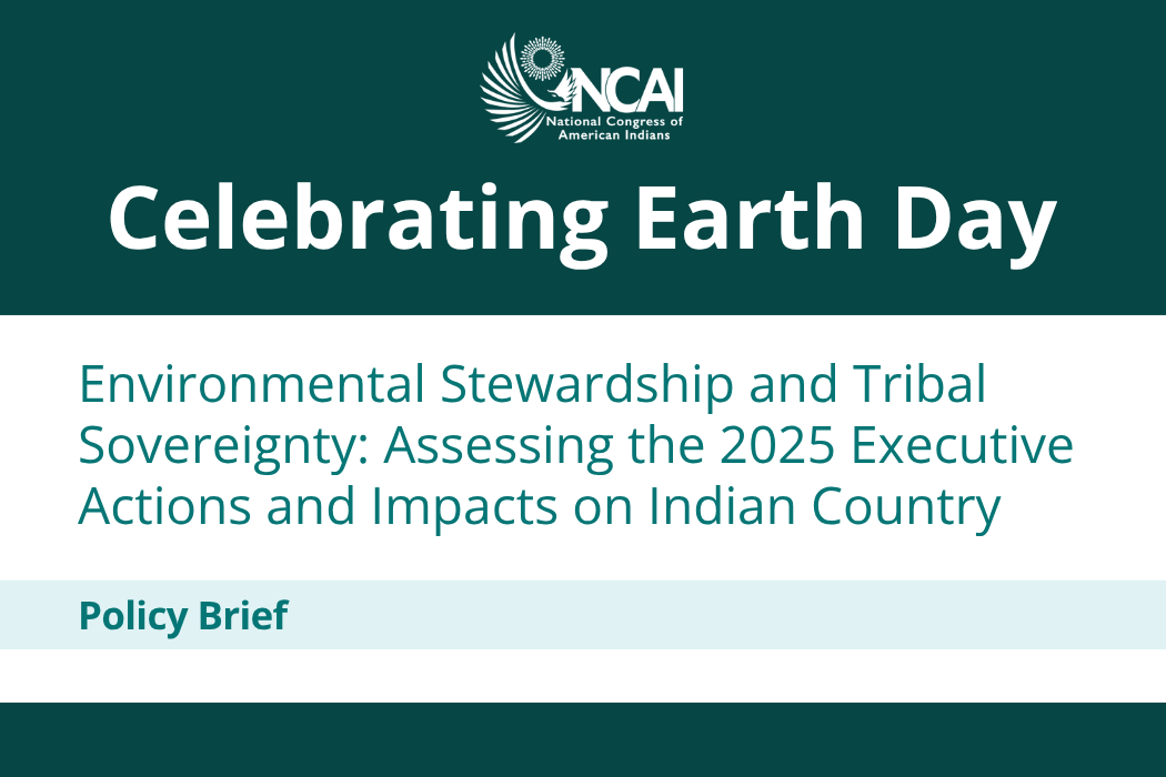 NCAI Celebrates Earth Day through Latest Policy Brief