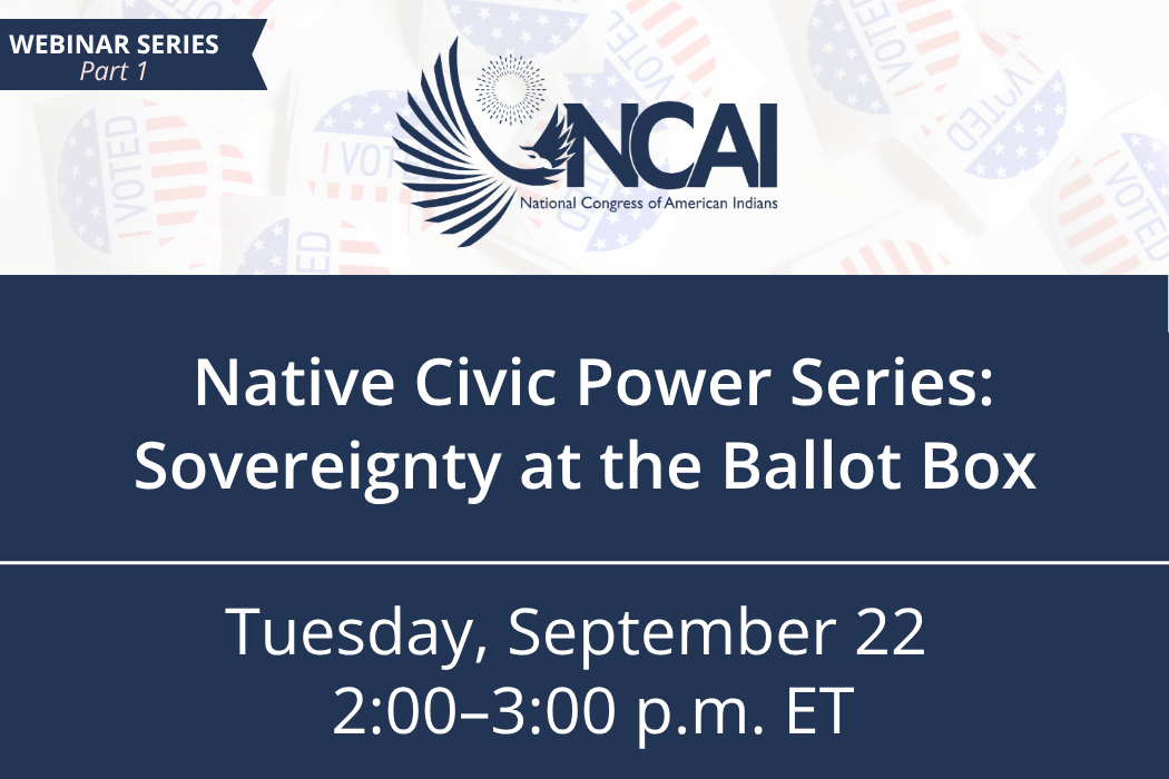 Webinar | Native Civic Power Series: Sovereignty at the Ballot Box 