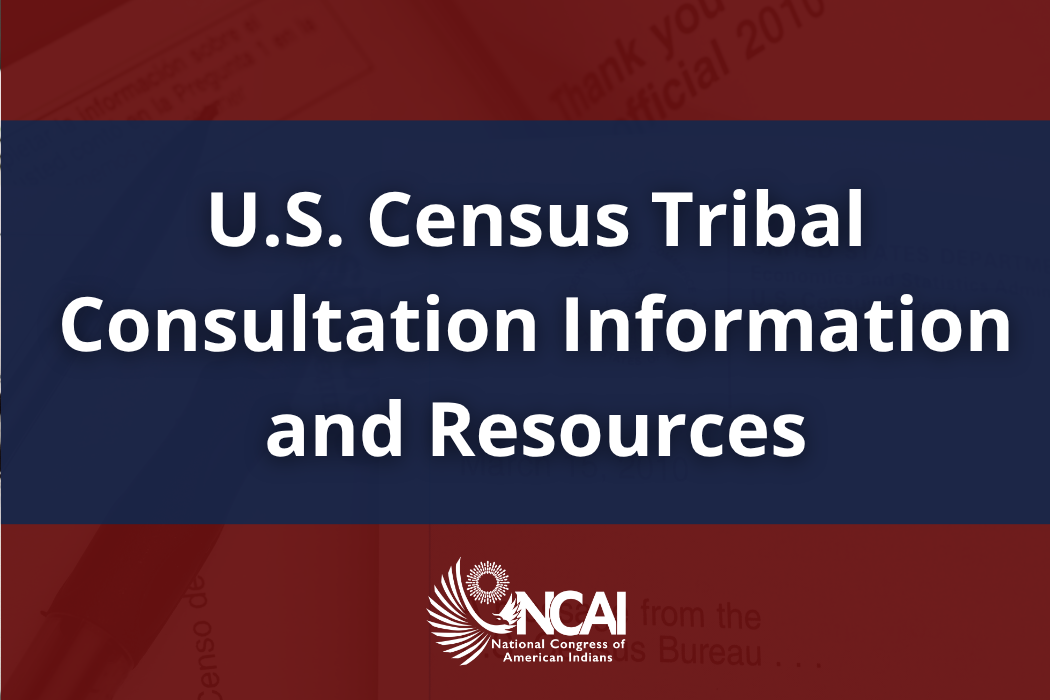 U.S. Census Tribal Consultation and Written Comment Period