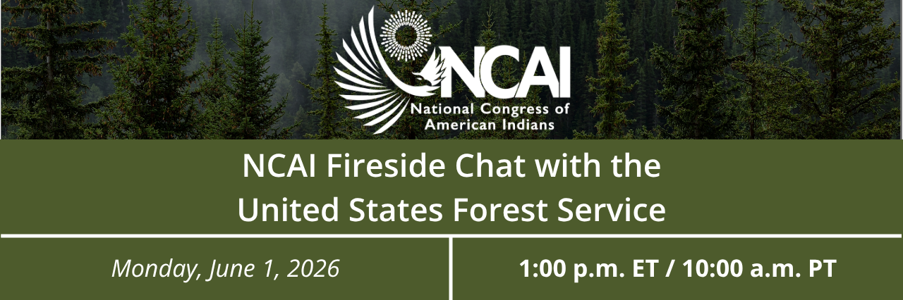 NCAI Fireside Chat with the United States Forest Service