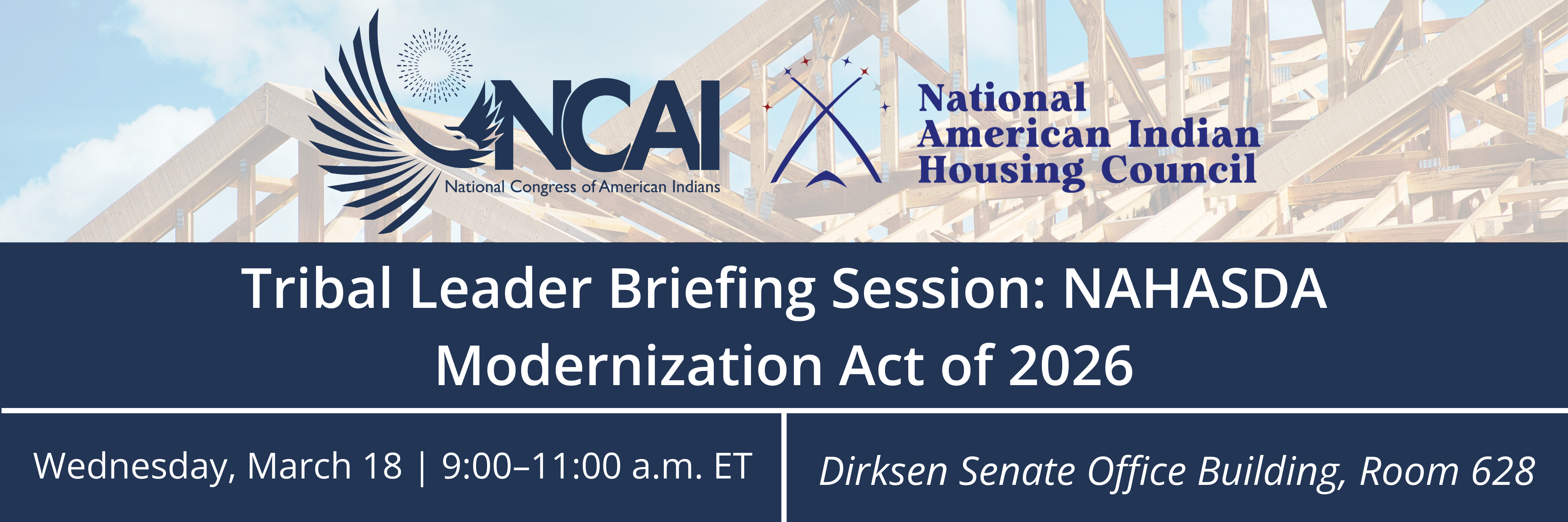 Tribal Leader Briefing Session: NAHASDA Modernization Act of 2026