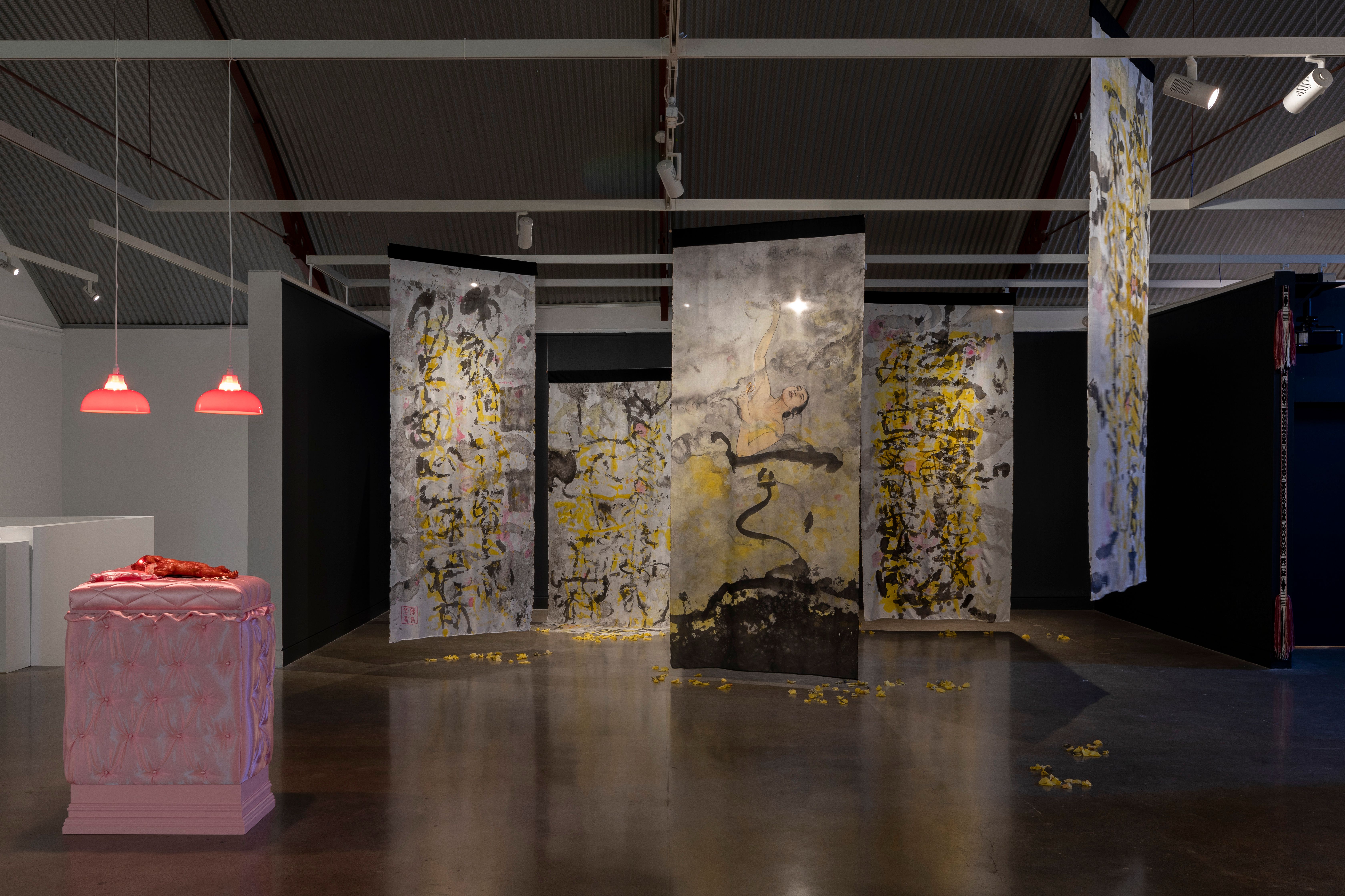 Chun Yin Rainbow Chan, Retellings (Revisions) exhibition installation view, 2024. Works commissioned by Cement Fondu, 2024. Photograph by Jessica Maurer(1).jpg