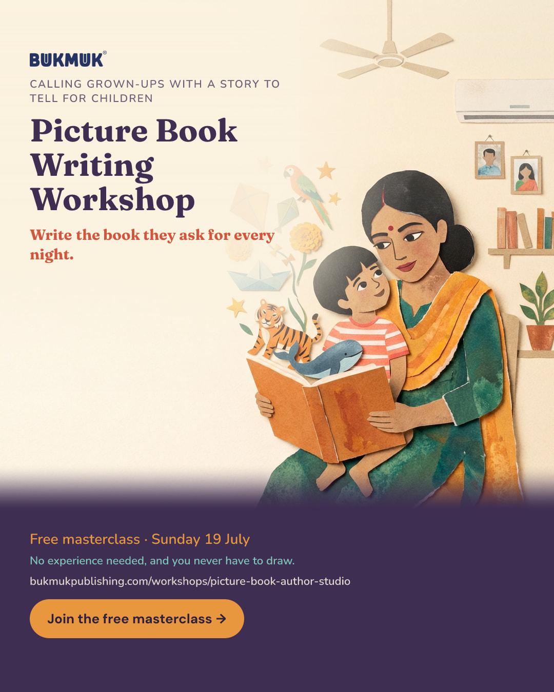 Picture Book Author Studio · workshop brochure