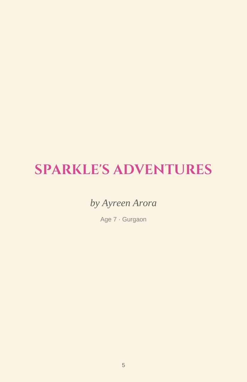 The title page