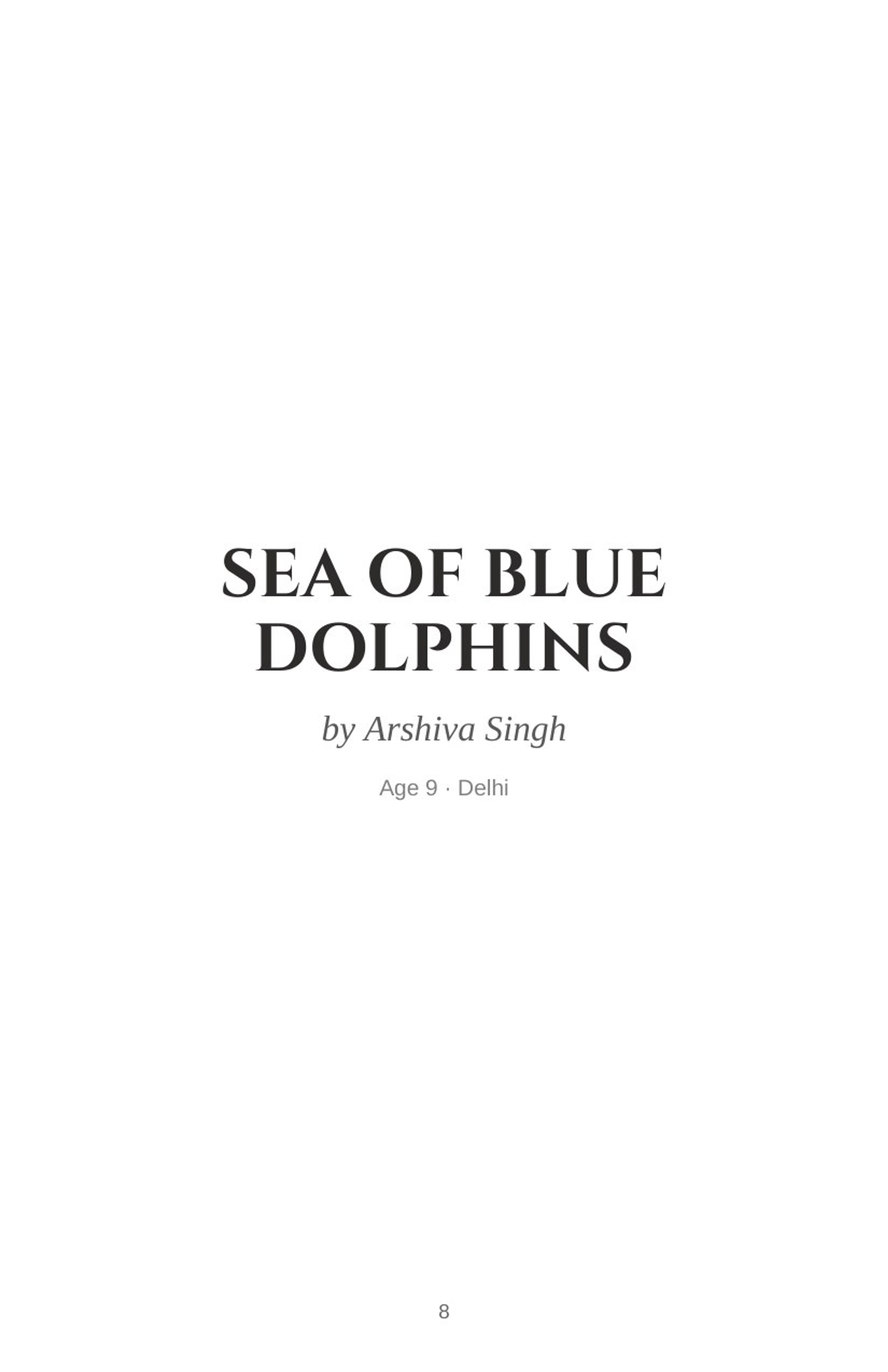 One story's title page